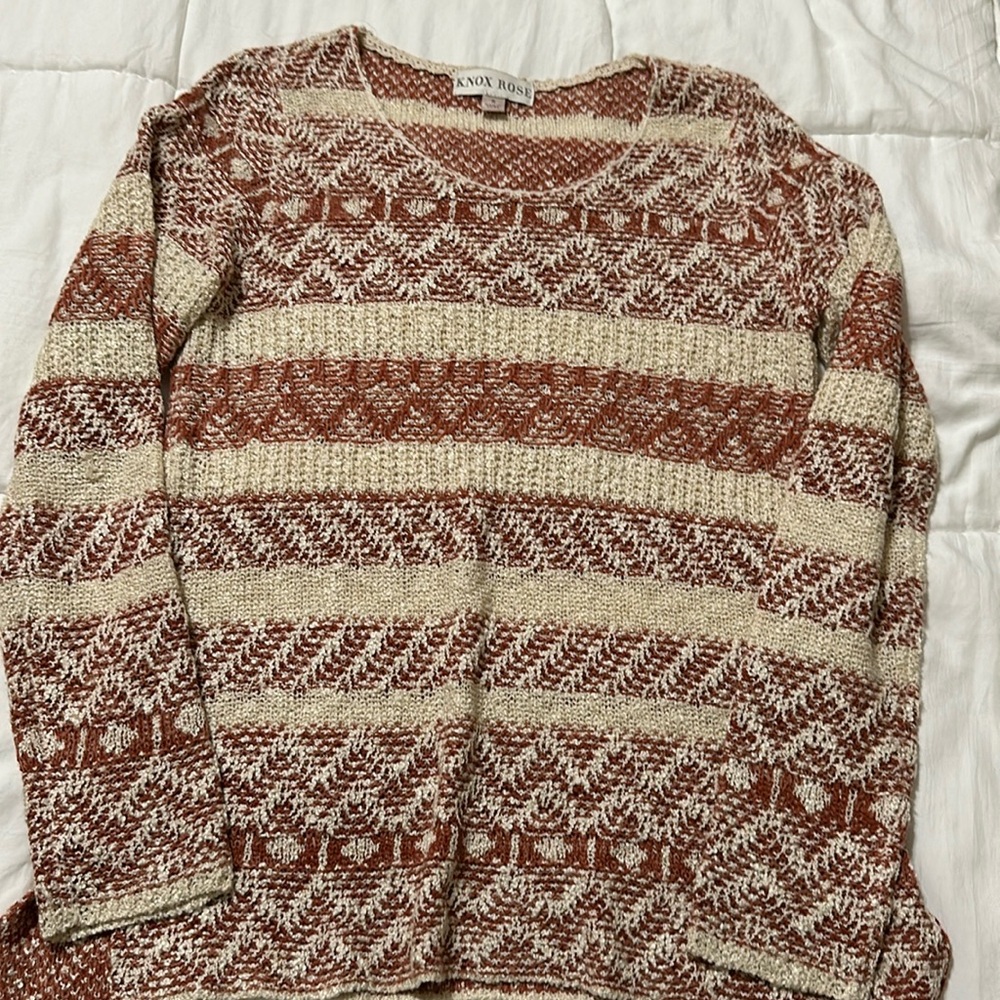 Knit sweater top